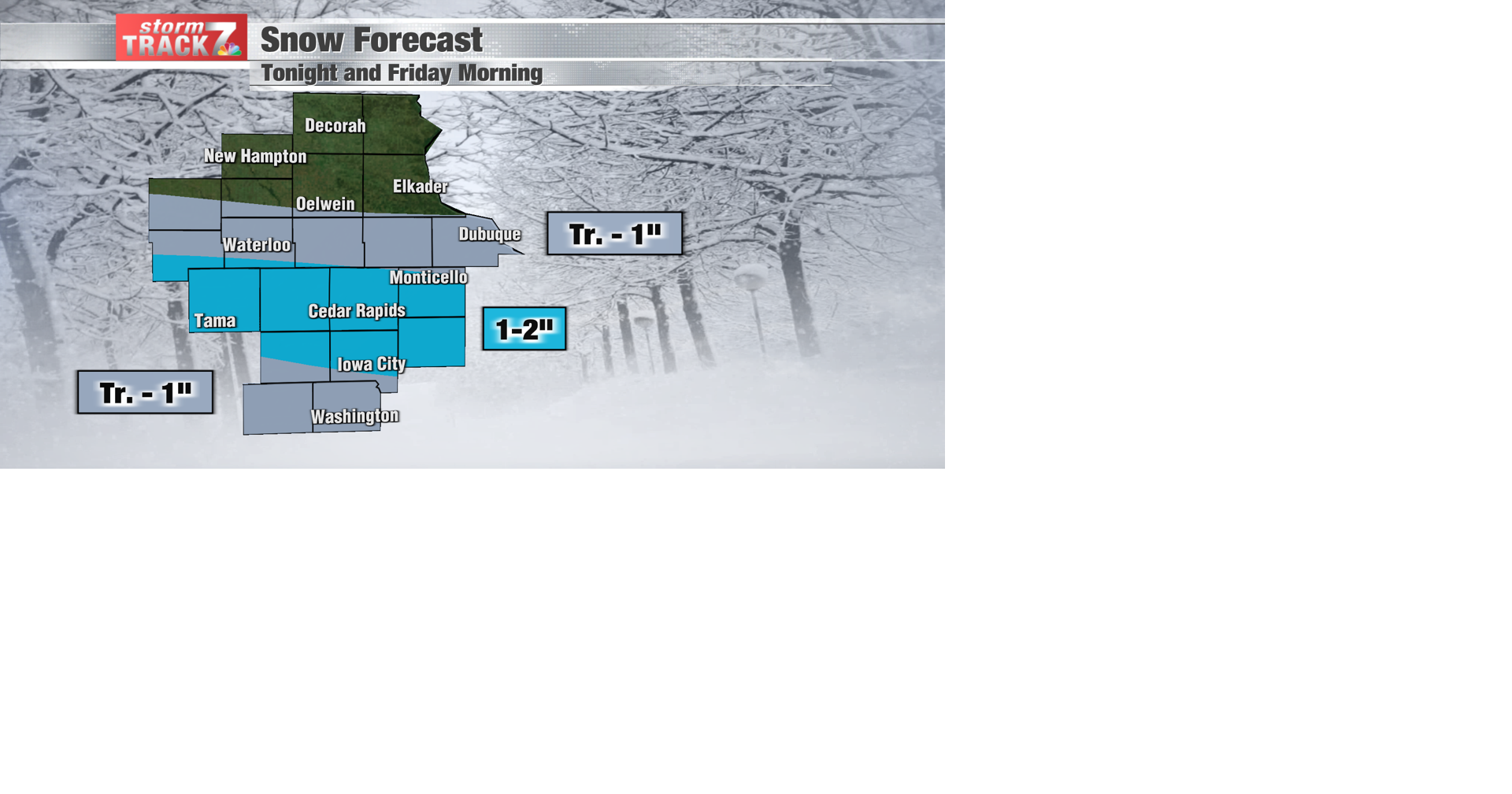 TRACKING: A brief cool down with light snow chances tonight | Forecast ...