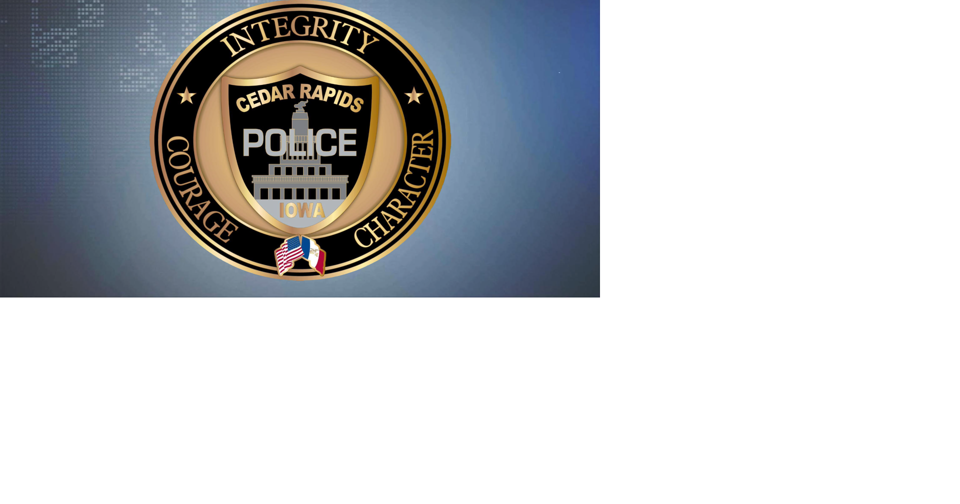 Cedar Rapids Police Chief David Dostal announces his retirement