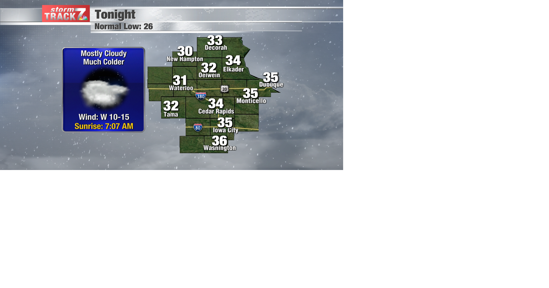 TRACKING: The first snowflakes of the season | Forecast | kwwl.com