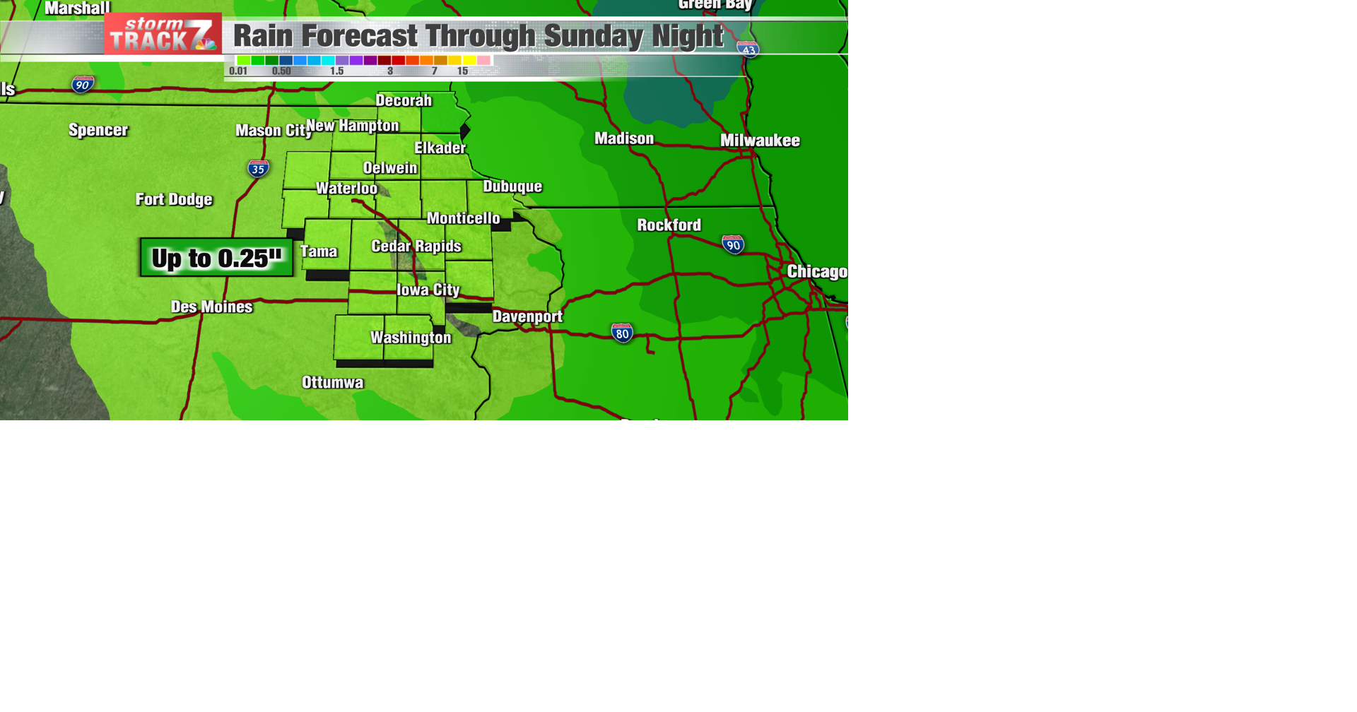TRACKING: A little rain; a lot of wind this weekend | Forecast | kwwl.com