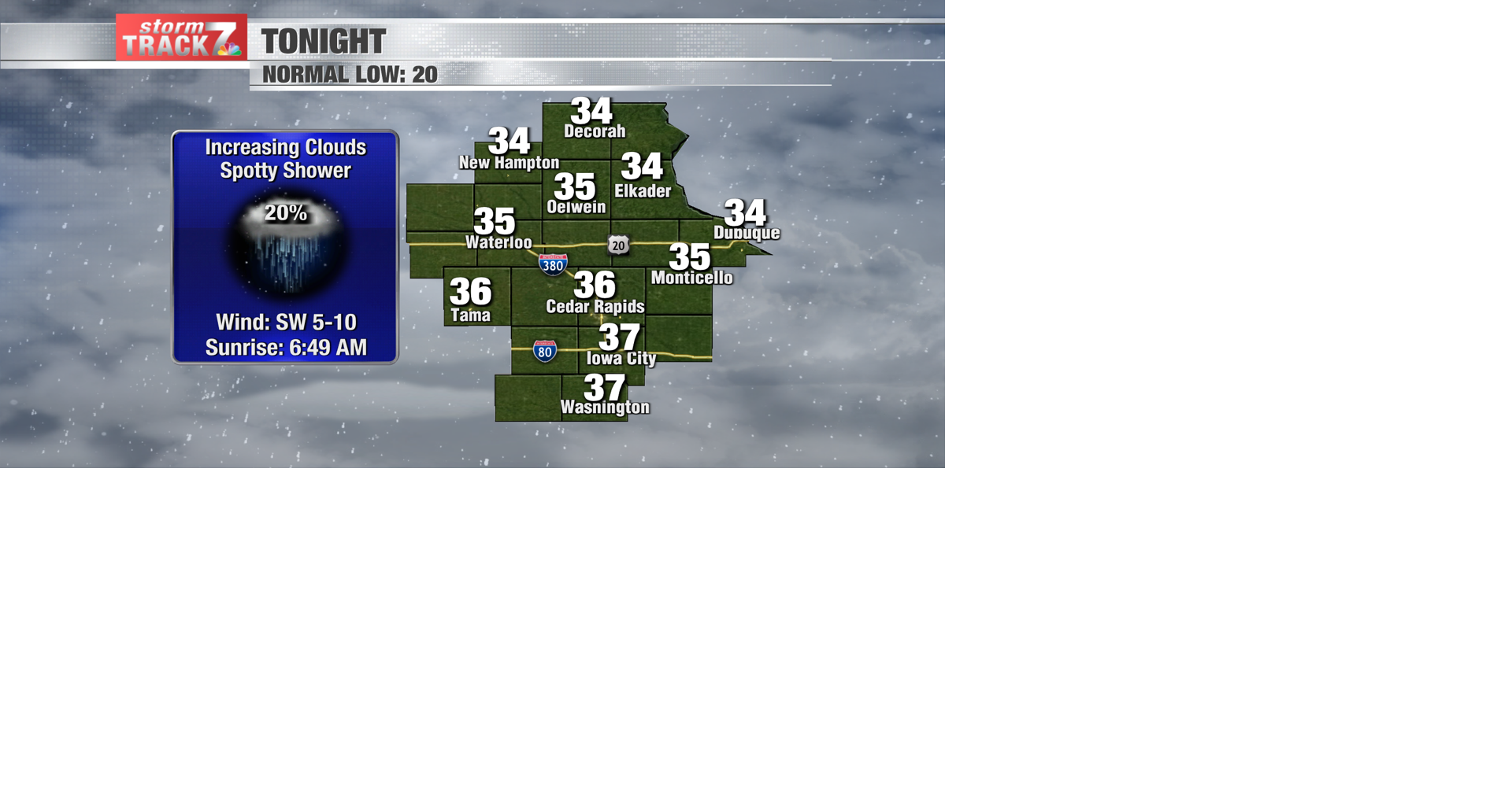 TRACKING: A few windy days | Forecast | kwwl.com