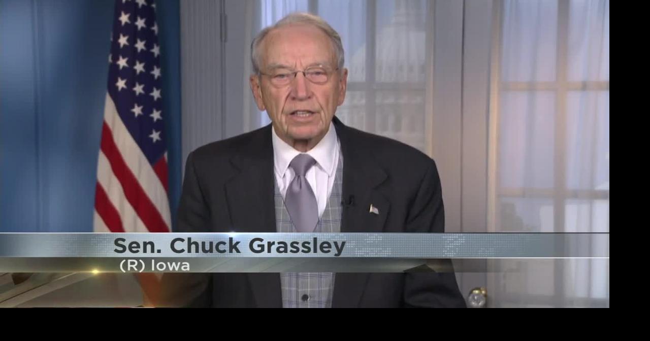 Iowa Senator Grassley urges action to restore SNAP benefits