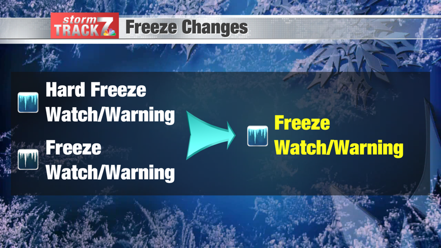 A Change in Freeze Watches/Warnings Schnack's Weather Blog