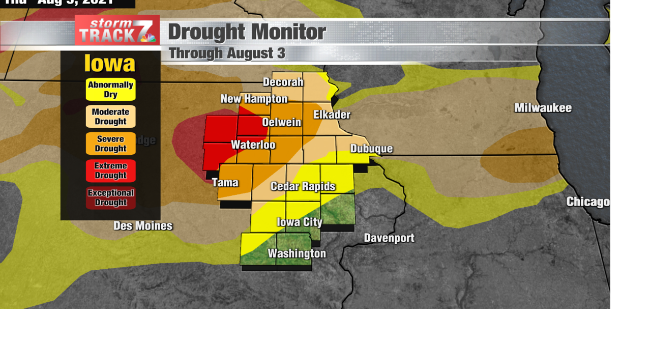 Extreme Drought reported in parts of eastern Iowa | Schnack's Weather ...