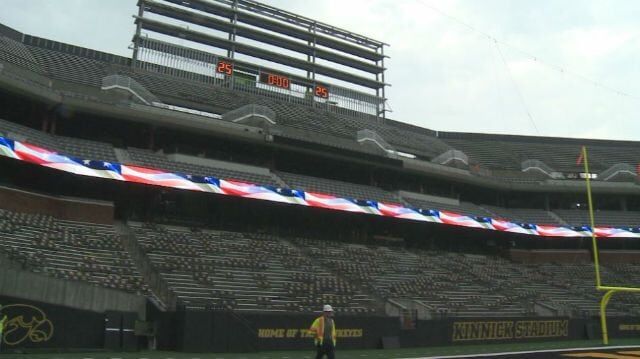 Kinnick Stadium North End Zone