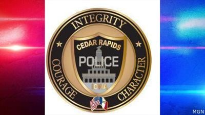 Cedar Rapids Police with Police Lights Web