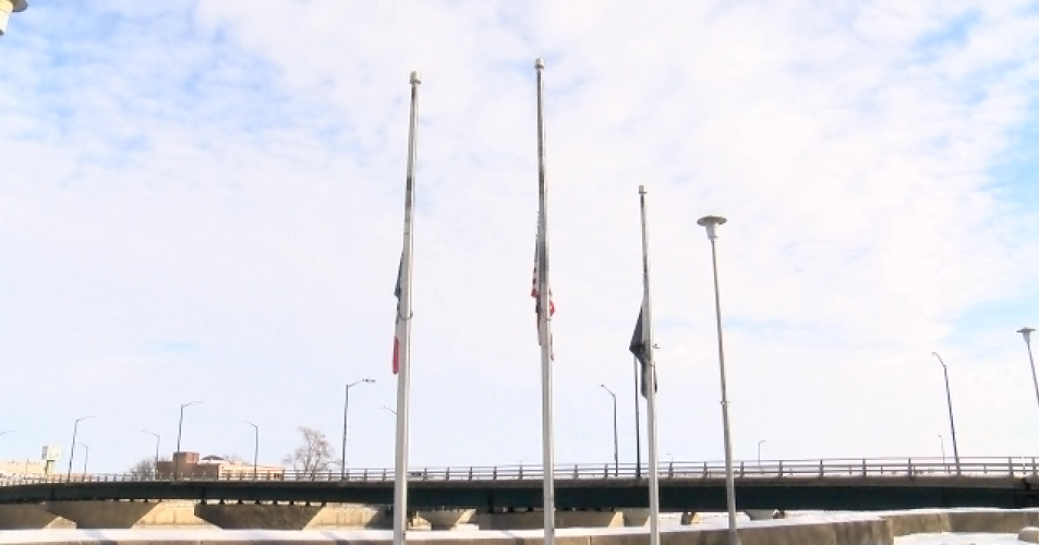 Iowa honors former first lady and civil rights leader with flags at half-staff