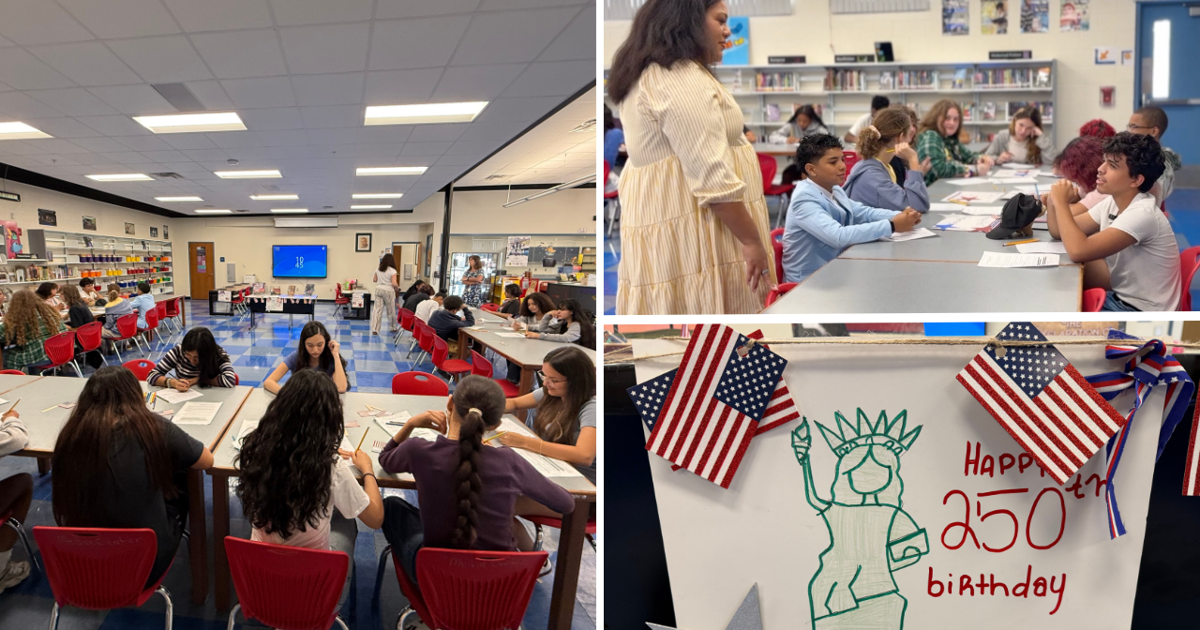 Florida middle school students create time capsule to celebrate America 250