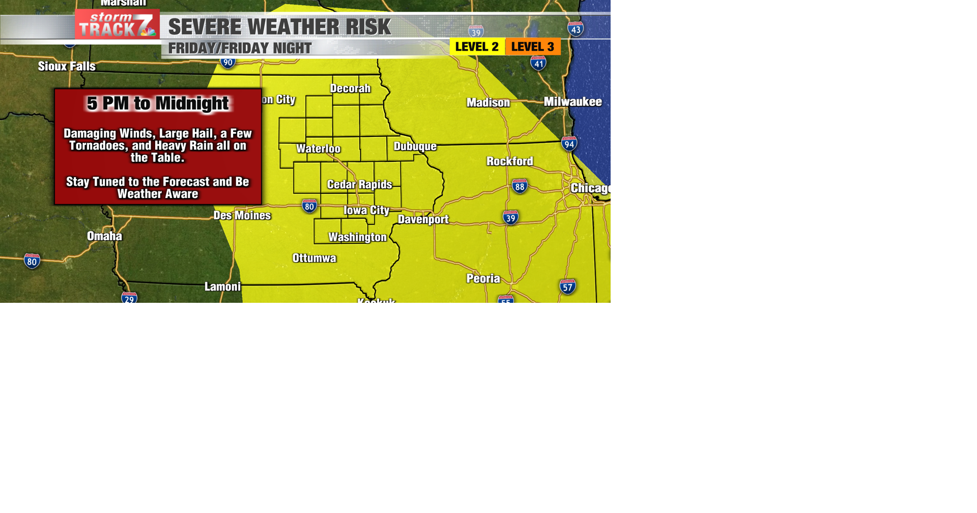 TRACKING: A beautiful week capped by storm chances | Forecast | kwwl.com