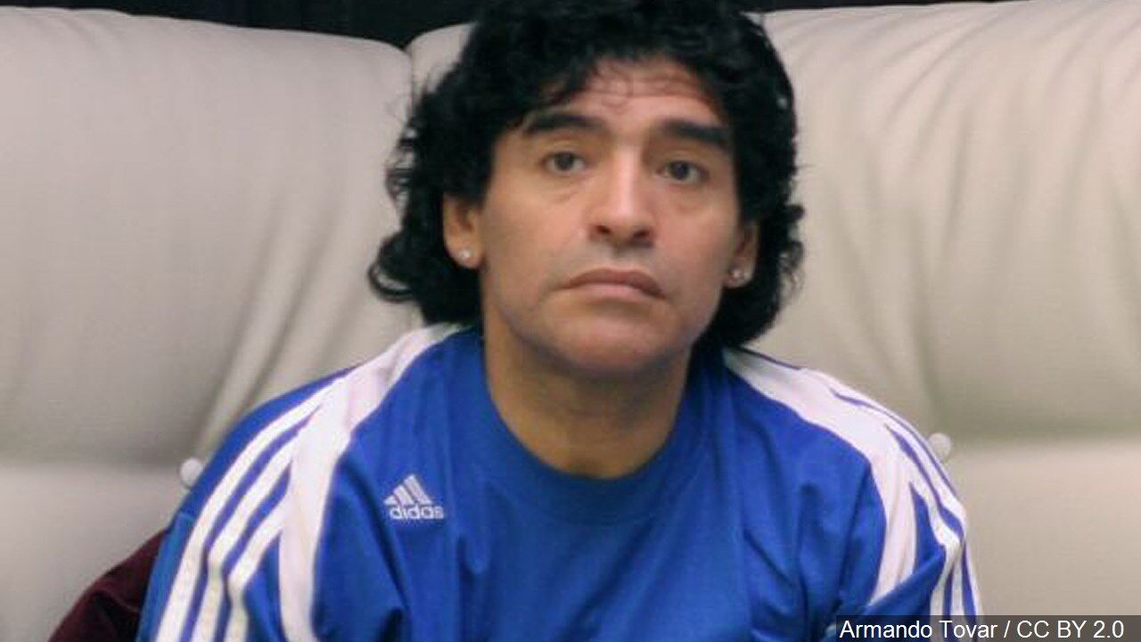 Futbol Revolution Maradona Che Guevara t-shirt - Light blue