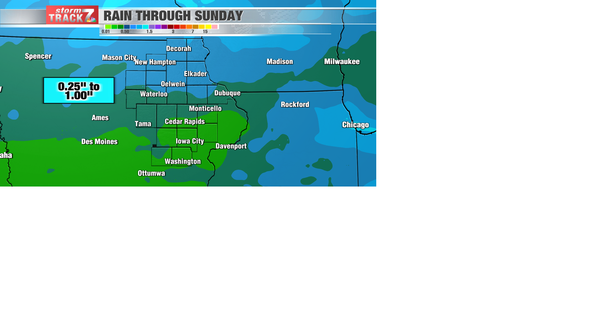 TRACKING: Rain chances Saturday through early Monday morning | Forecast ...