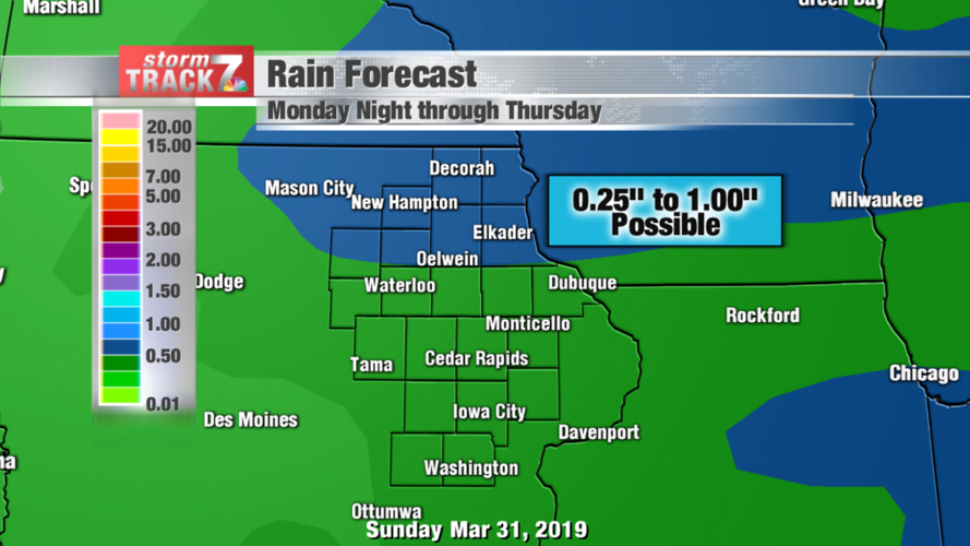 TRACKING: Chances of rain this week | Archive | kwwl.com
