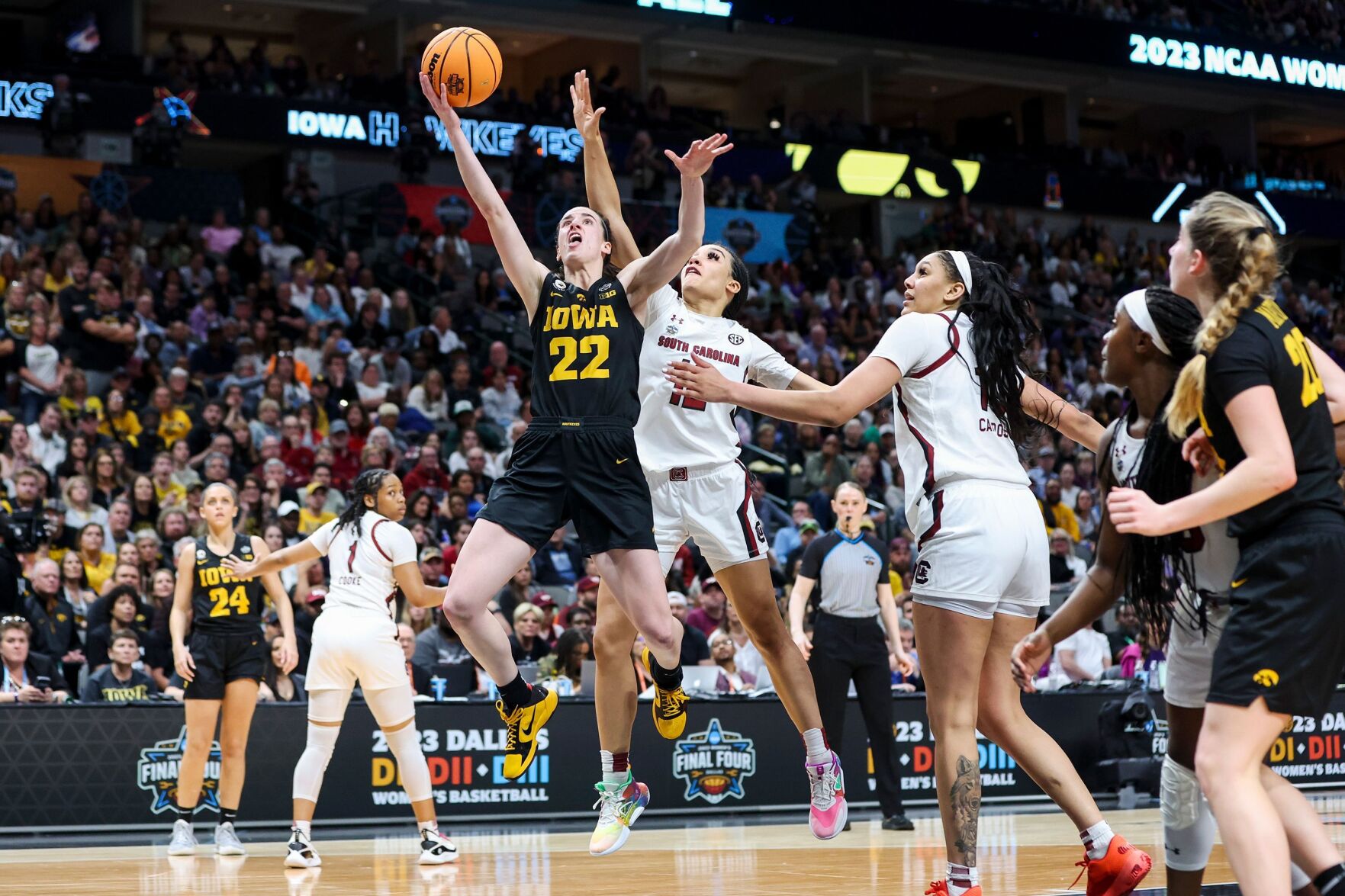 Iowa Fights Tough But Falls Against South Carolina In The NCAA Women's ...