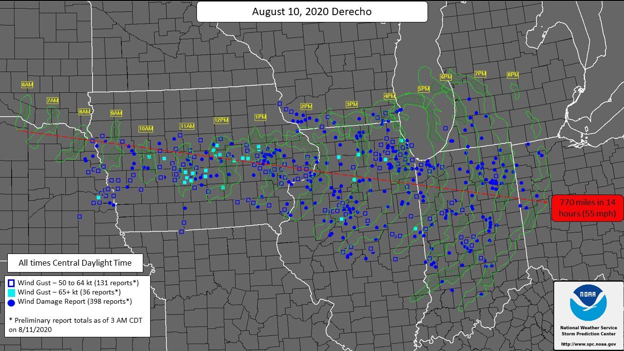Iowa Derecho History | Derecho | kwwl.com