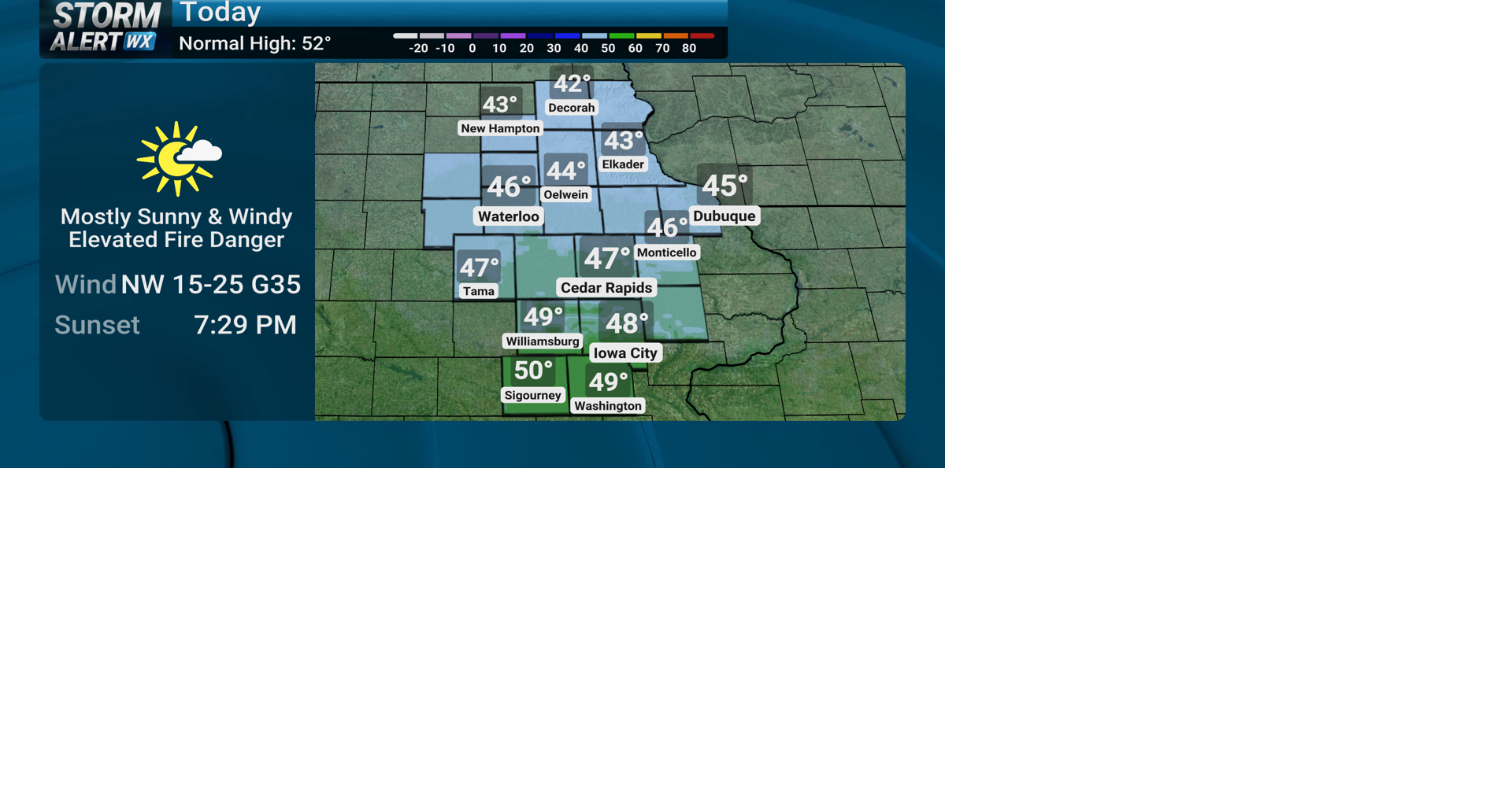 TRACKING: Chilly Friday; warmer weekend with elevated fire danger ...
