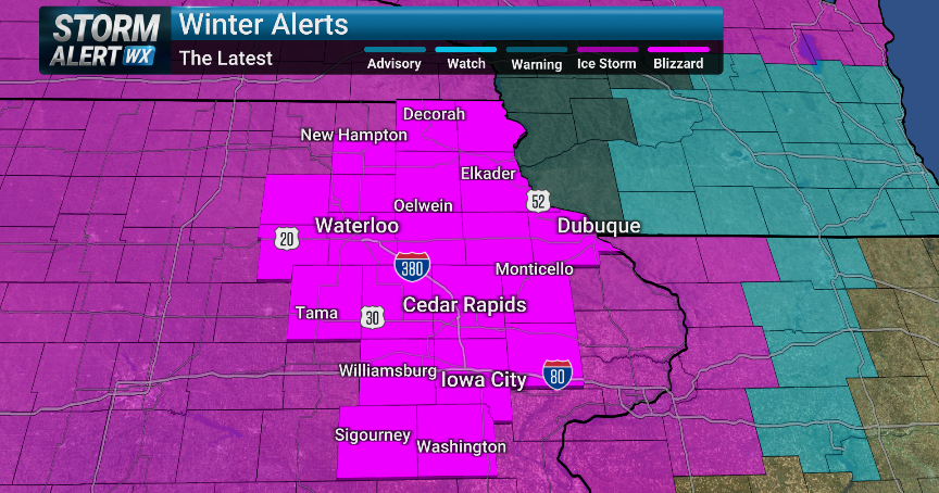 Dangerous Winter Storm Approaching, Blizzard Warning Issued | Forecast ...