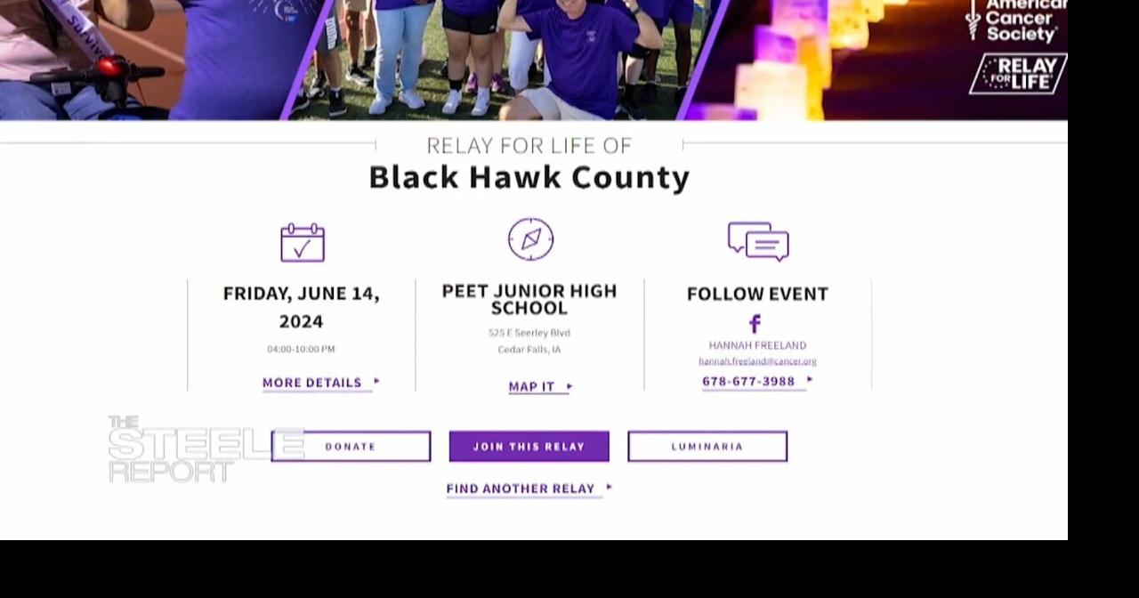 Black Hawk County Relay For Life June 14 at Peet Junior High School