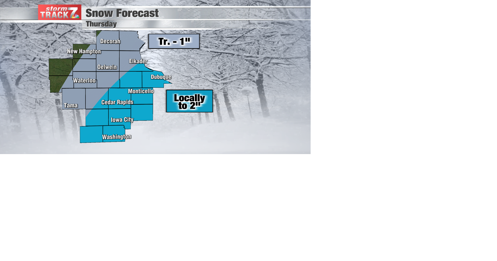Tracking Rain And Snow Chances Today And Tomorrow News Kwwl