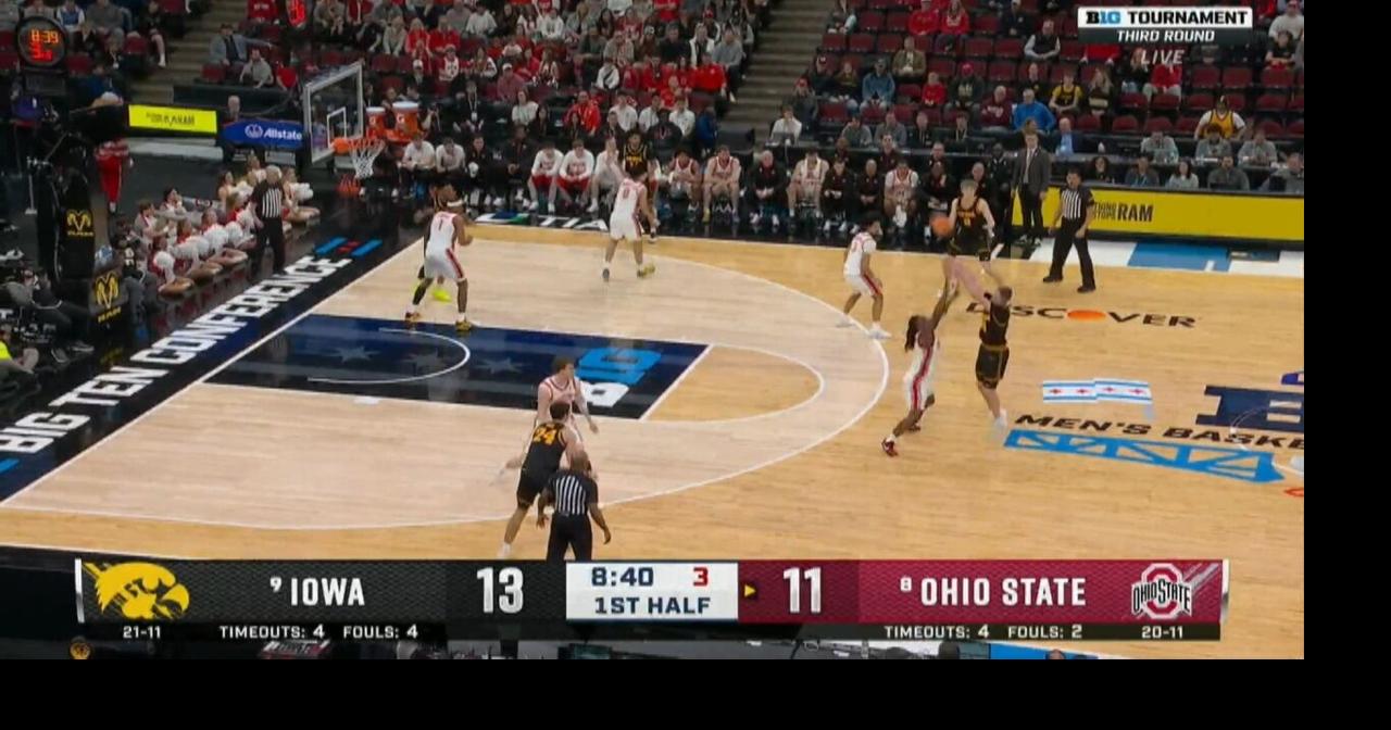 Iowa falls to Ohio State 72-69 at the Big Ten Tournament