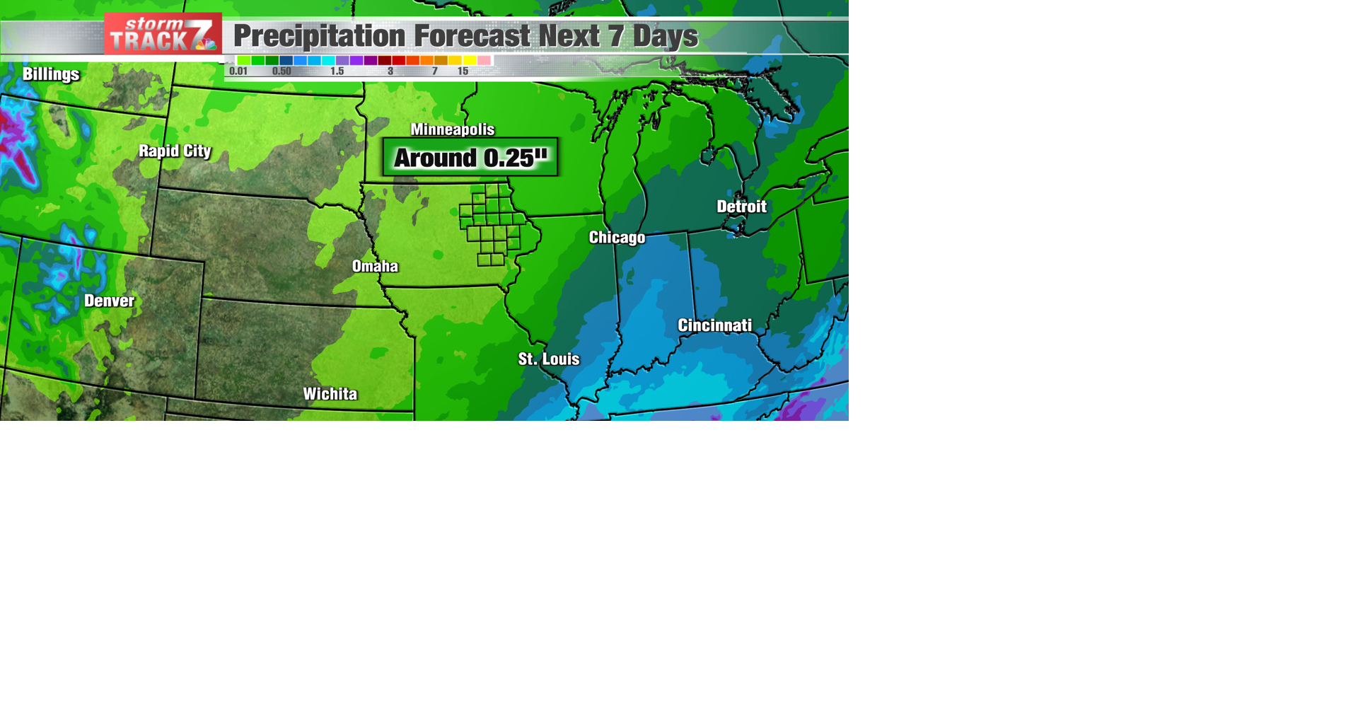 TRACKING: A couple rain chances to start next week | Forecast | kwwl.com
