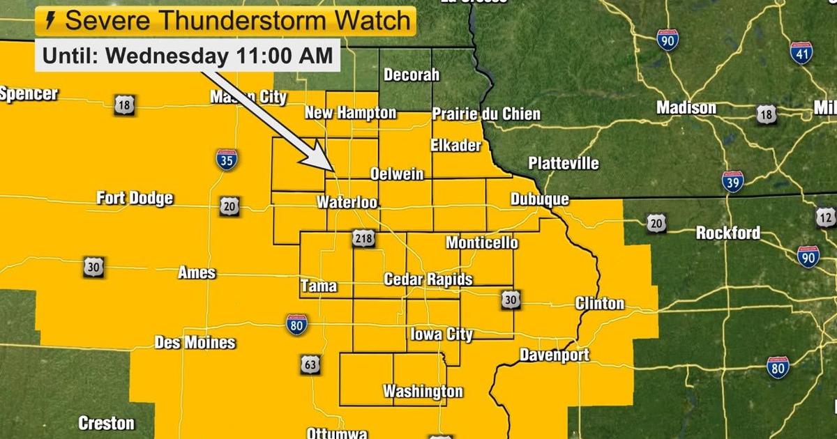 TRACKING: SEVERE THUNDERSTORM WATCH through 11 AM