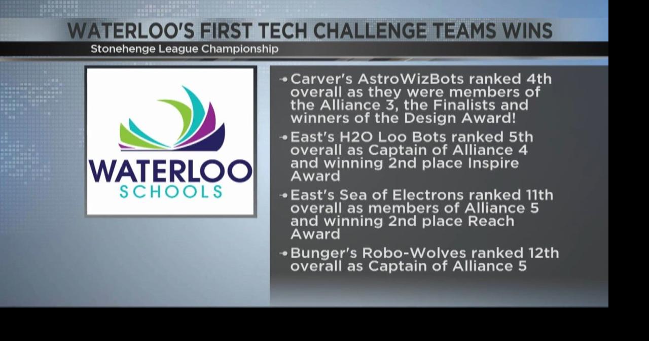 Waterloo robotics teams advance to Iowa State Championship | Video ...