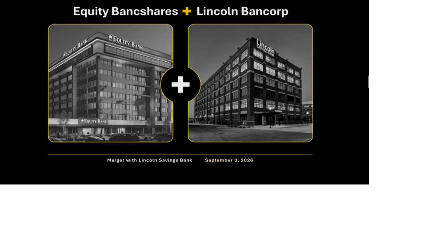 Iowa's 124-year-old Lincoln Savings Bank merging with Equity Bank