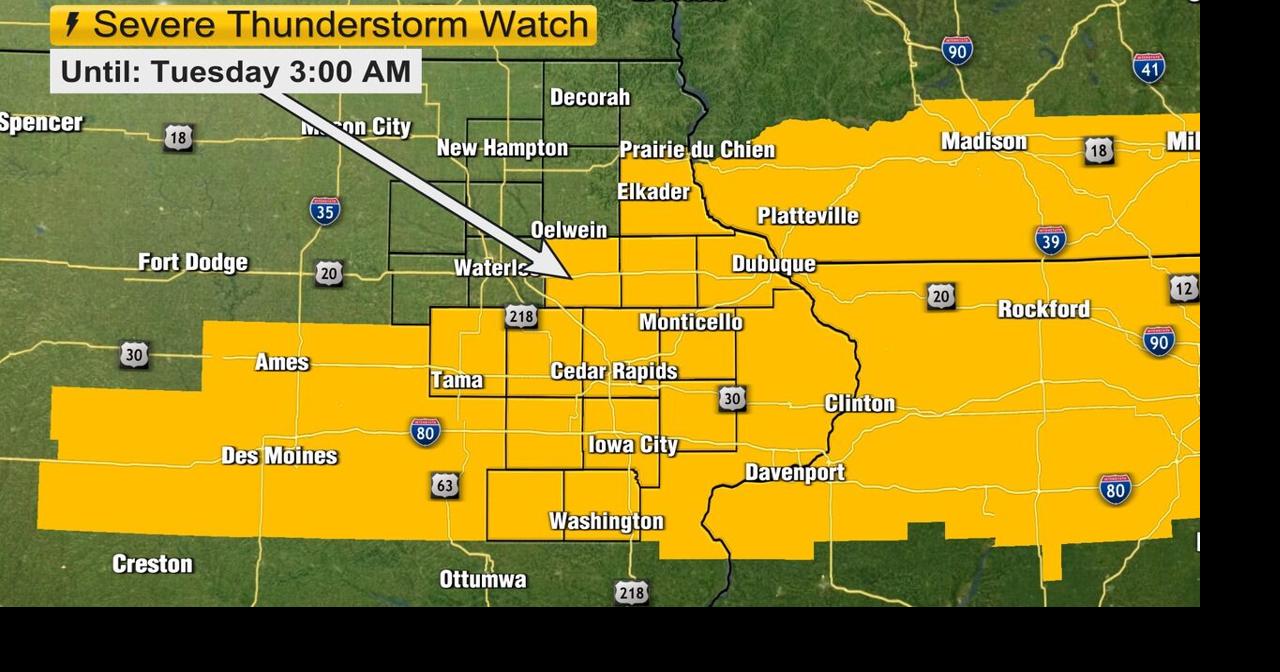 TRACKING: Isolated severe storm tonight | Forecast | kwwl.com