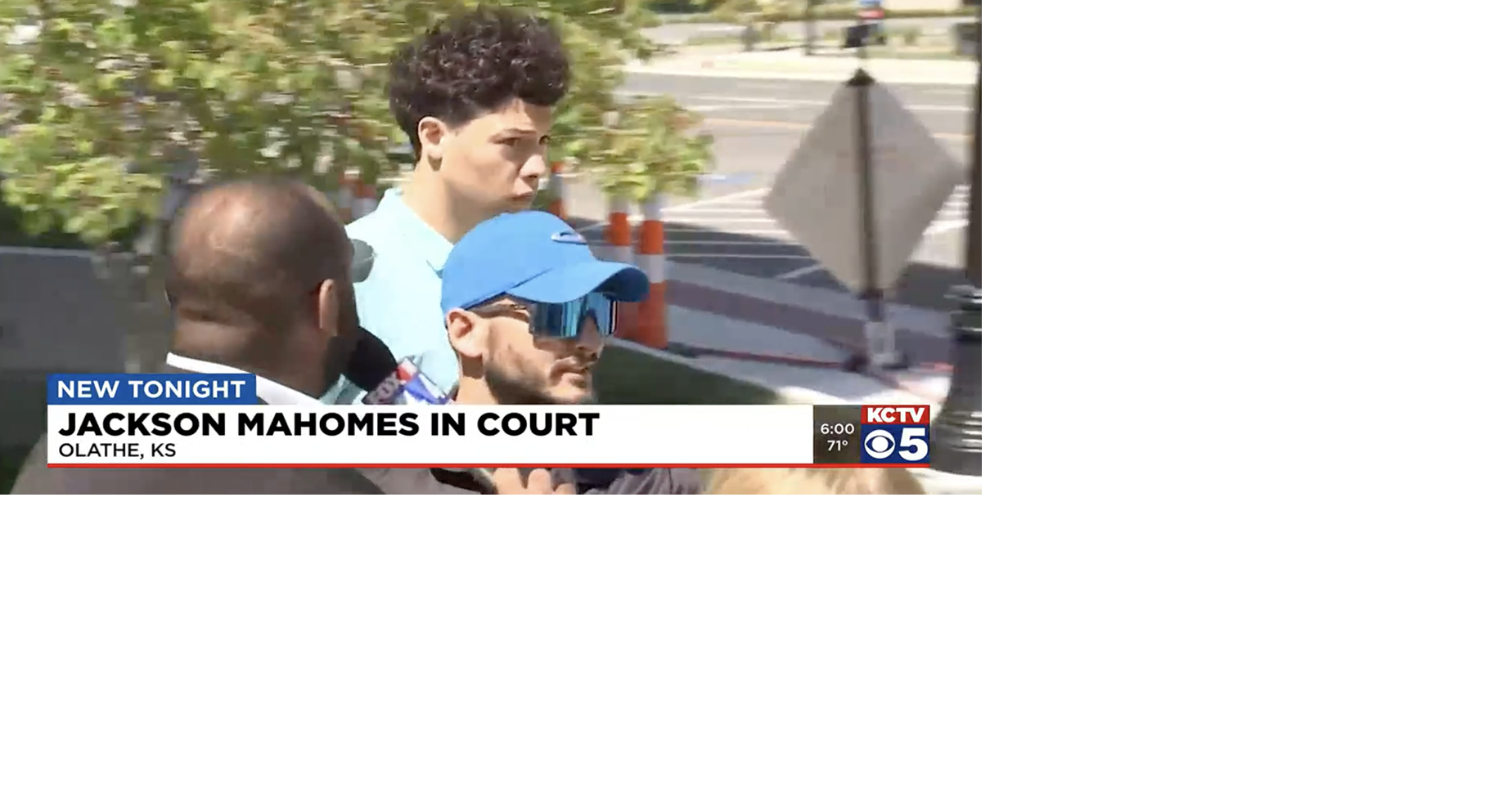 Jackson Mahomes released from jail after first appearance for sexual