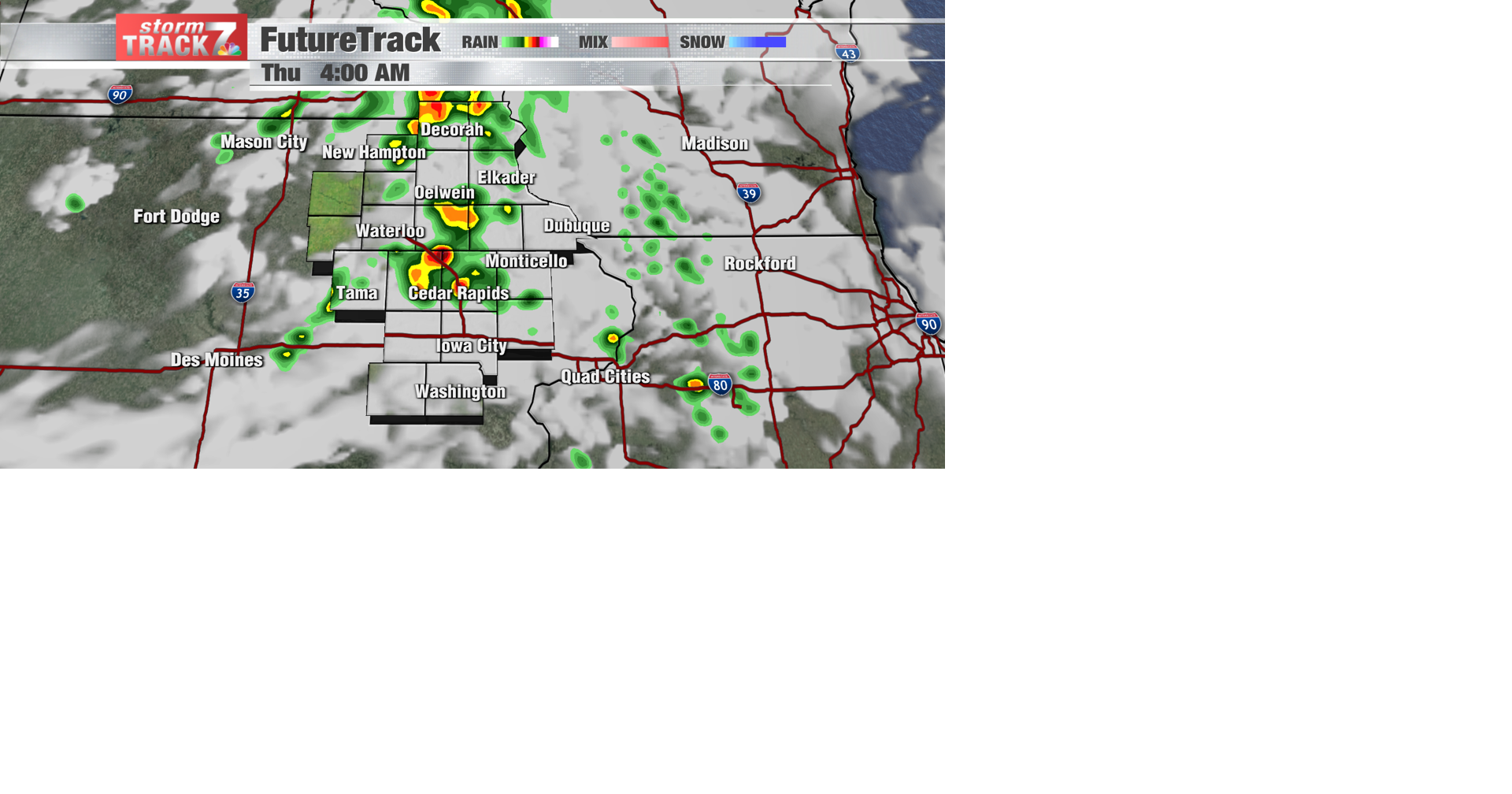 TRACKING: Rain chances return tonight and Thursday | Forecast | kwwl.com