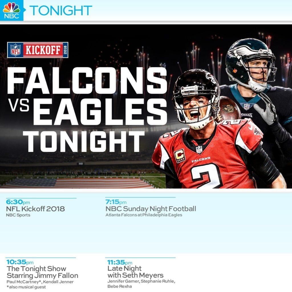 Live stream the NFL Kickoff Game: Falcons vs. Eagles, News