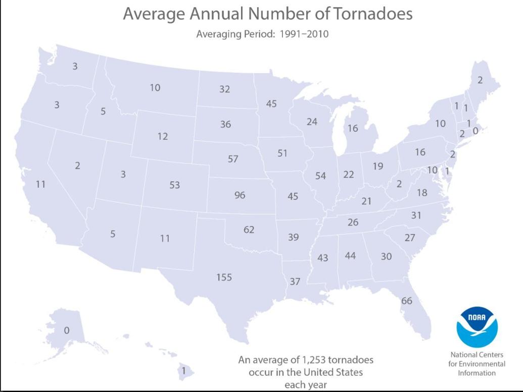 Why does the U.S. have more tornadoes than anywhere else in the world ...