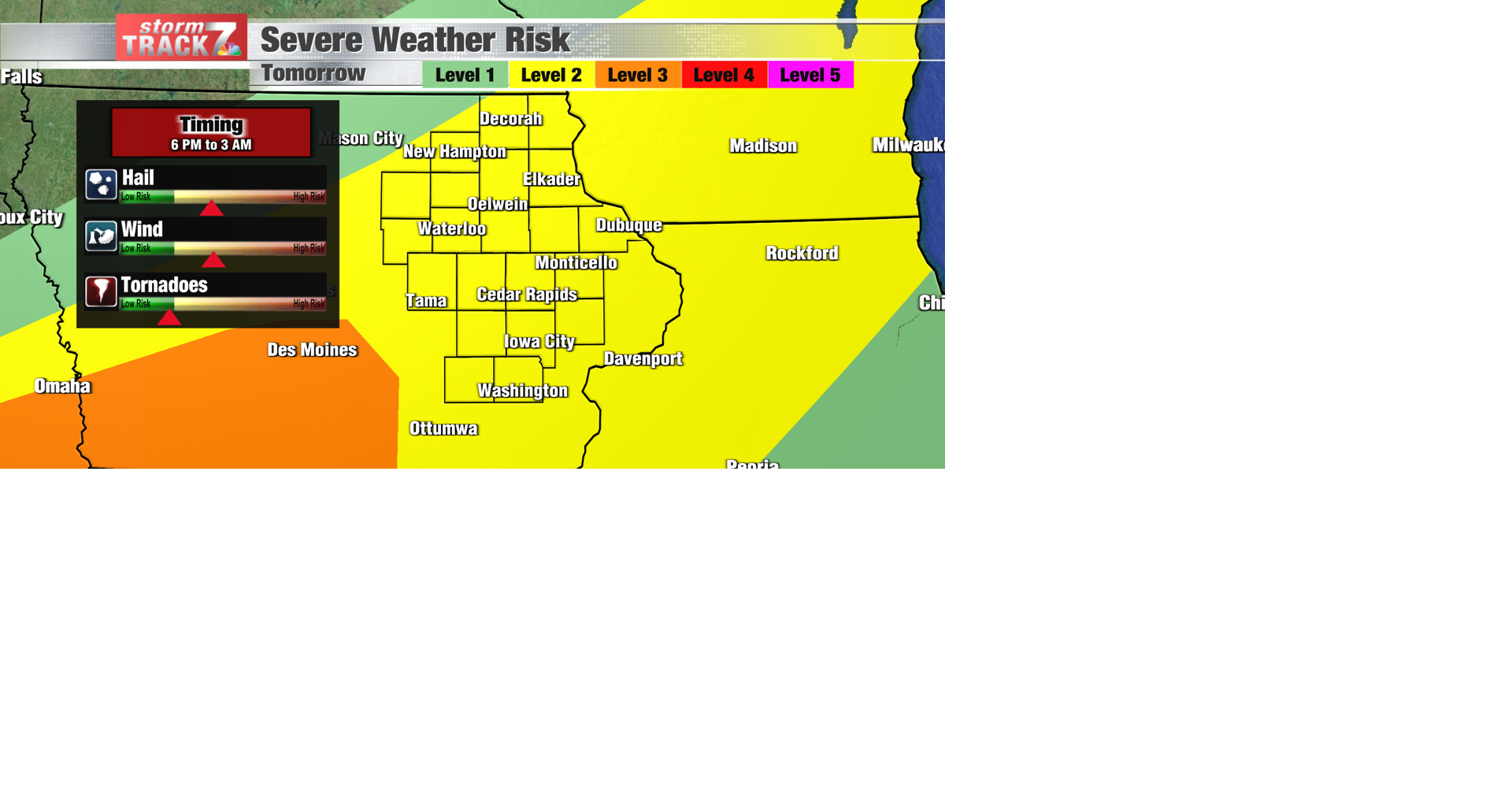 TRACKING: Strong to severe storms possible Saturday evening | Top ...