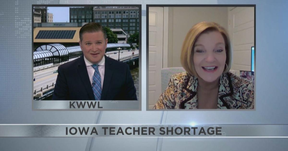 State Senator Liz Mathis talks about the Iowa teacher shortage ...