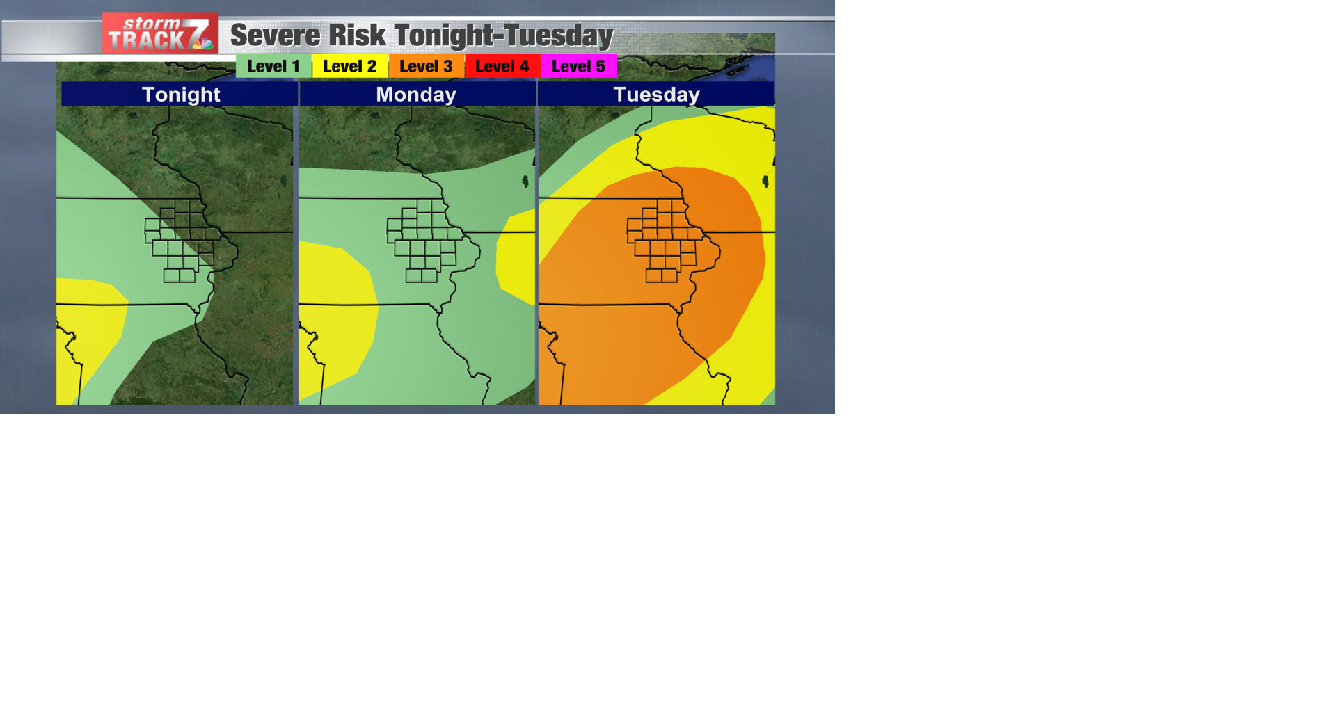 TRACKING: Increasing chance for storms and some could be severe ...