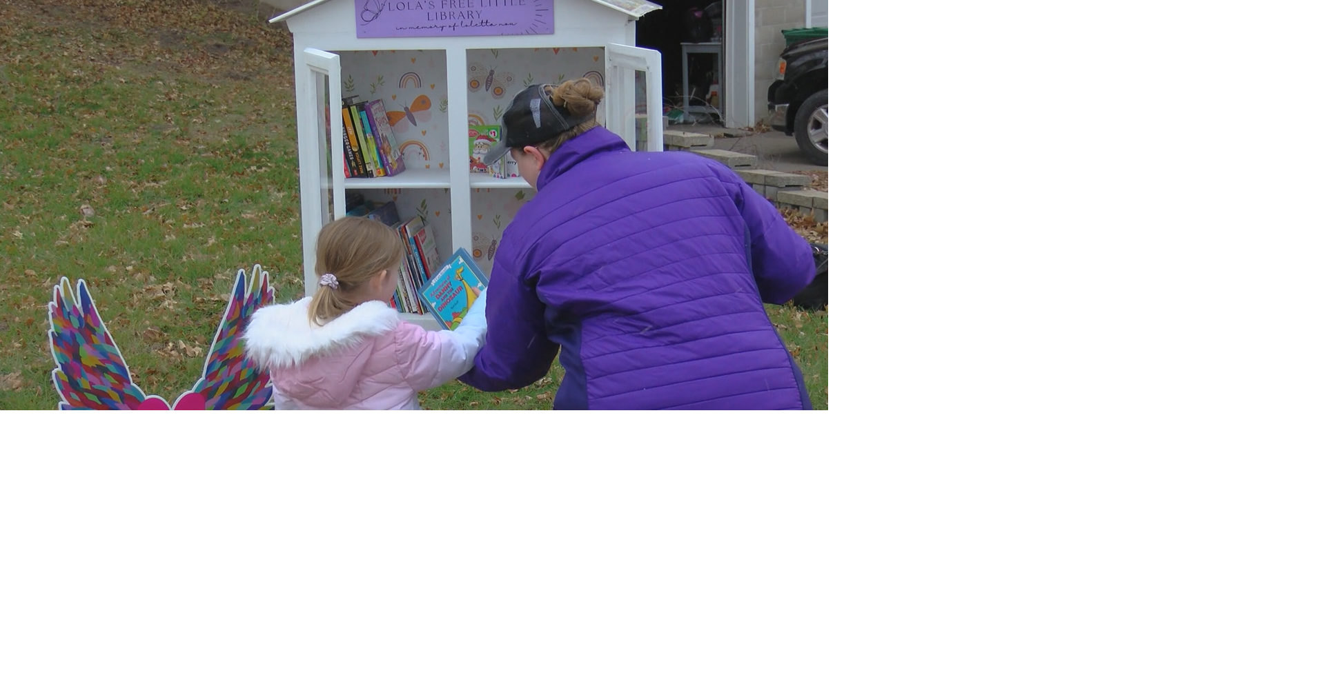 Lola's little library opens in honor of family's late daughter | Top ...