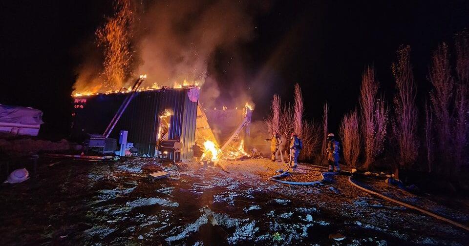 Independence cabin considered total loss after early morning fire ...