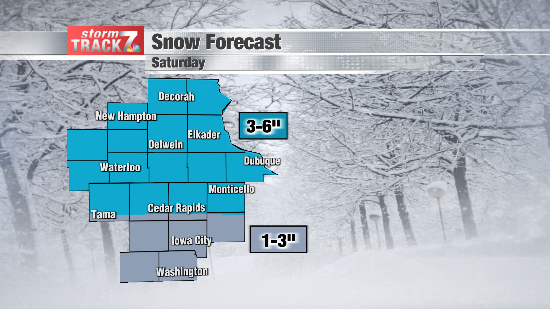 TRACKING: Winter Storm On Saturday | Forecast | Kwwl.com