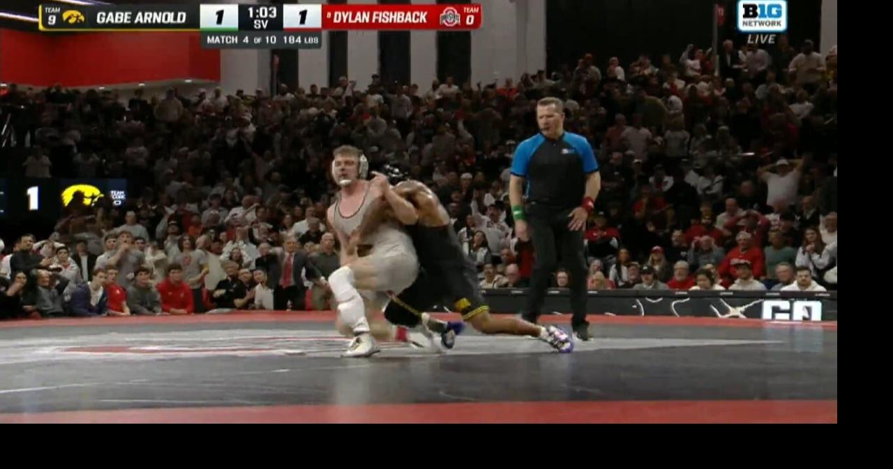 #5 Iowa falls to #2 Ohio State 24-9 in Big Ten Wrestling