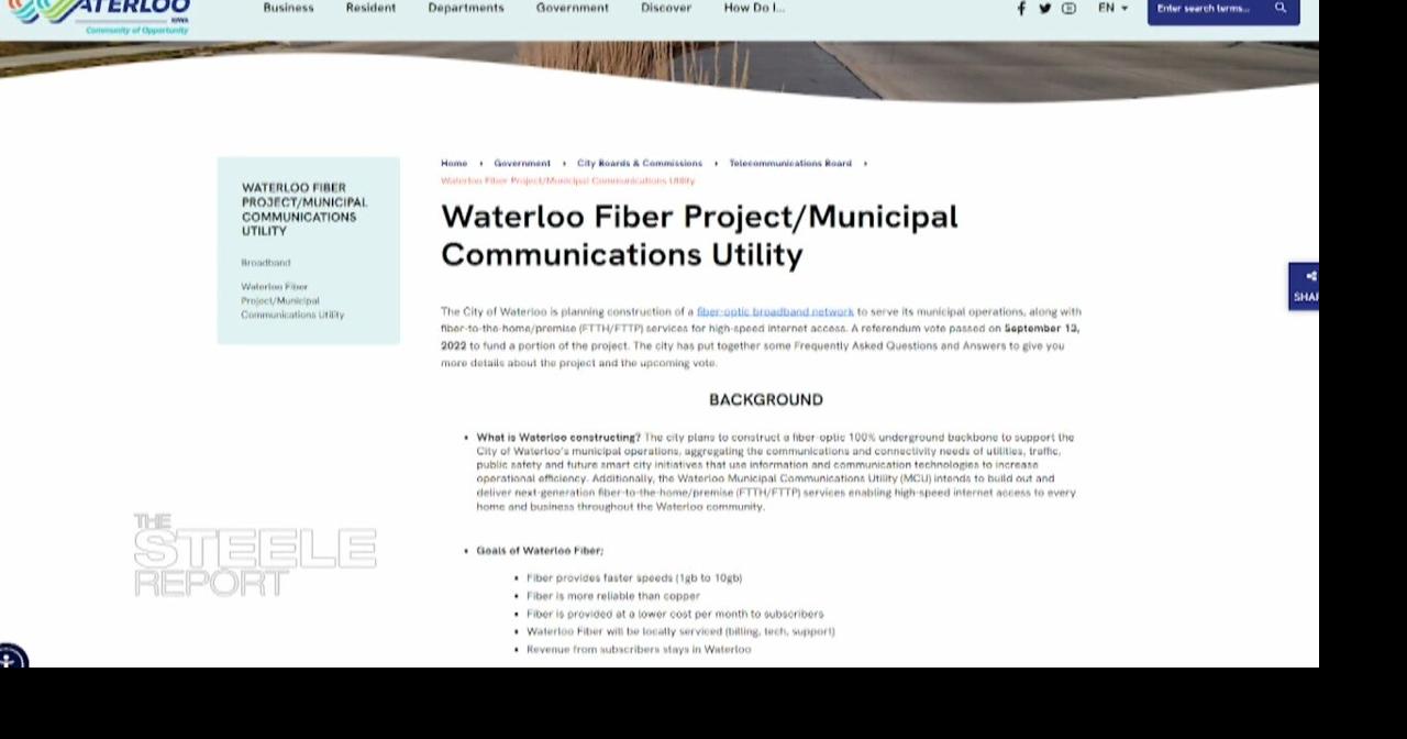Waterloo Fiber is the City's new ultra highspeed service