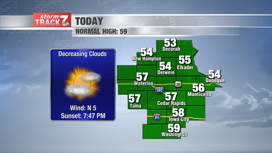 TRACKING: Warm and windy days ahead | Forecast | kwwl.com