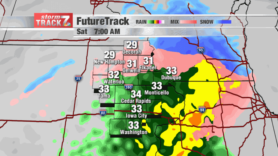 TRACKING: A Messy Winter Storm All Weekend | Archive | kwwl.com