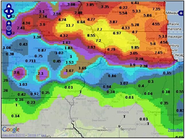 Lake Delhi Dam Failure 10 years ago | Schnack's Weather Blog | kwwl.com