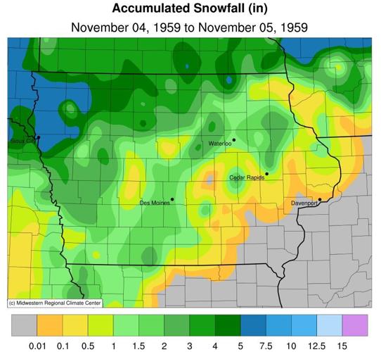 A Widespread Early Iowa Snowfall Kicked Off One of the Coldest