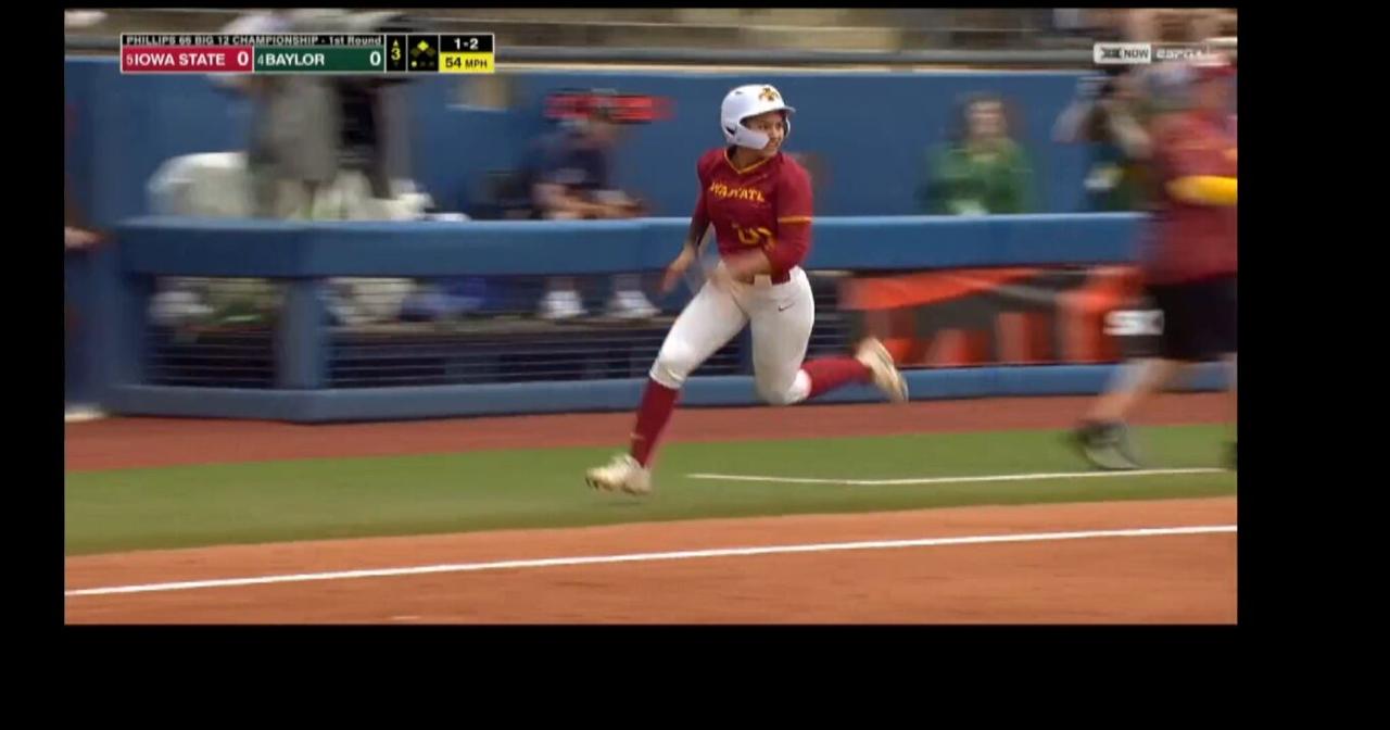 Iowa State upsets 16th ranked Baylor 81 at Big 12 Softball Tournament News