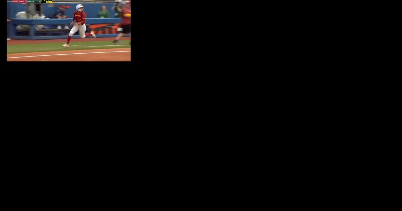 Iowa State upsets 16th ranked Baylor 8-1 at Big 12 Softball Tournament - Vimarsana News