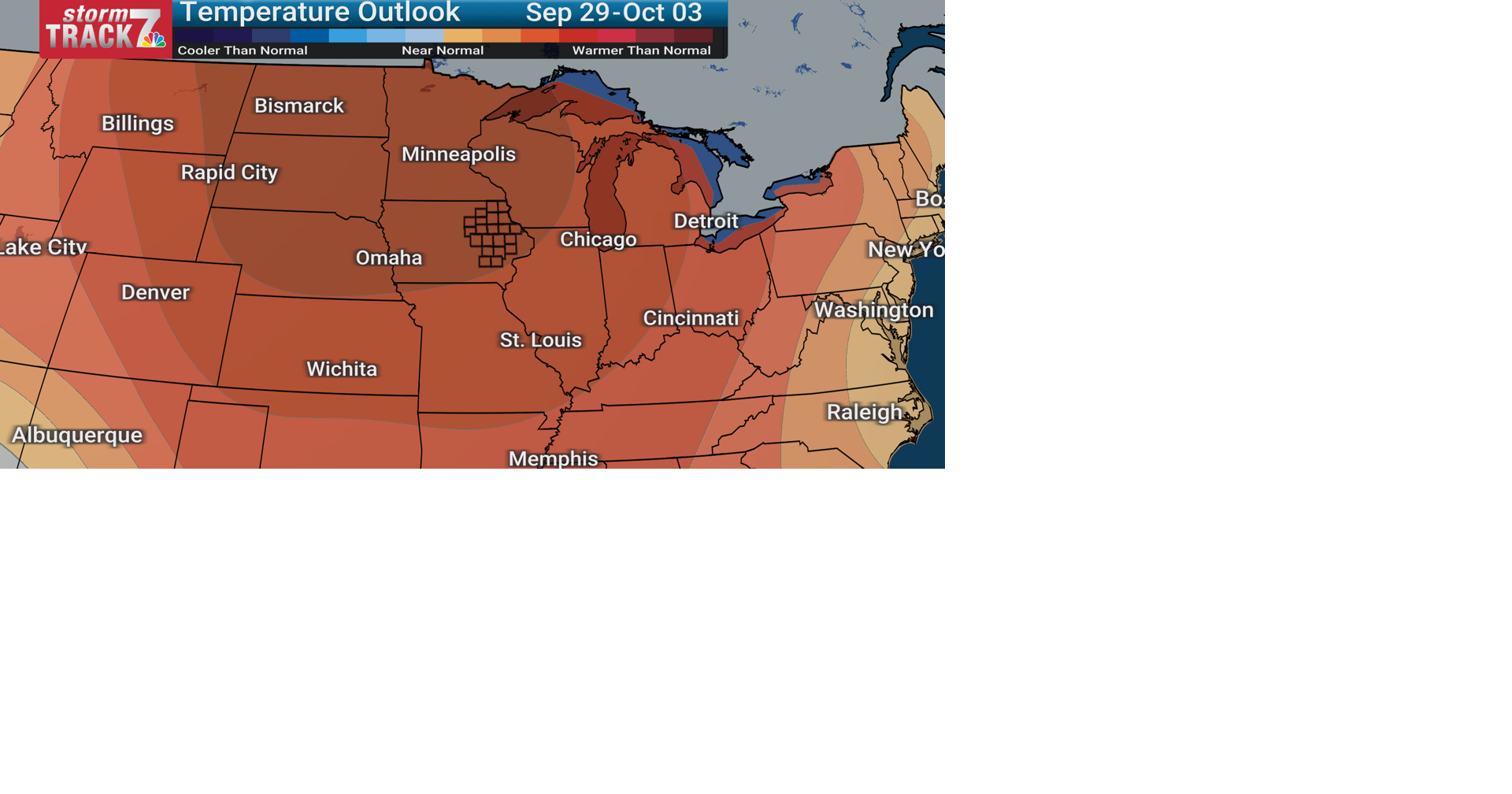 TRACKING: Dry and warm to round out September | Forecast | kwwl.com