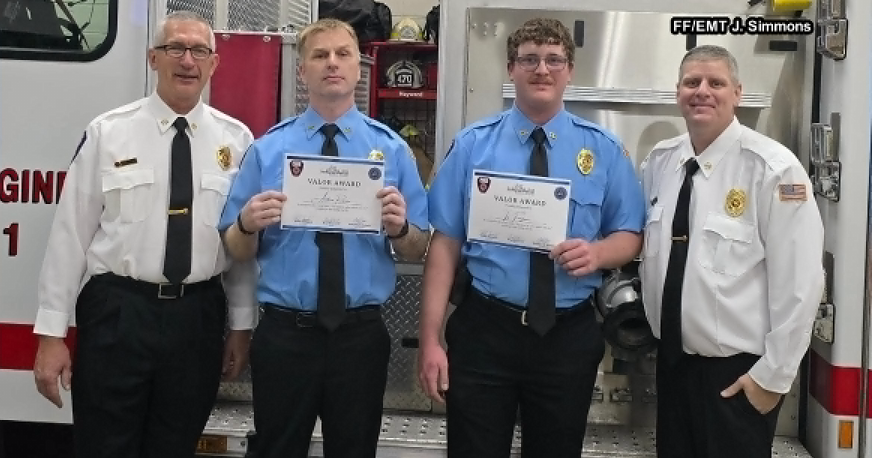 Independence firefighters and officer earn medals for bravery | News ...