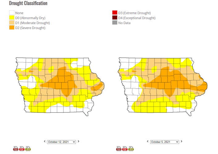 Drought improves across Eastern Iowa | Schnack's Weather Blog | kwwl.com