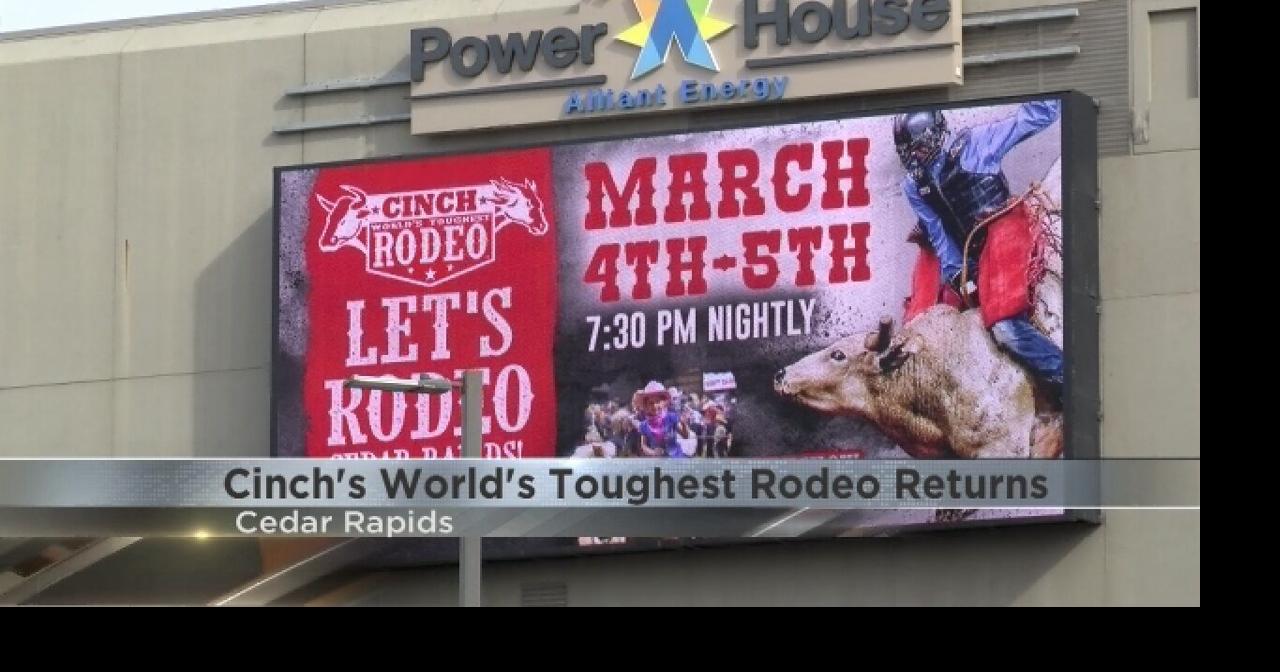 Cinch World's Toughest Rodeo returns to Cedar Rapids Friday and